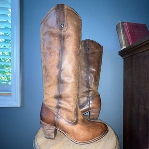 Frye Jackie Button Western Boots